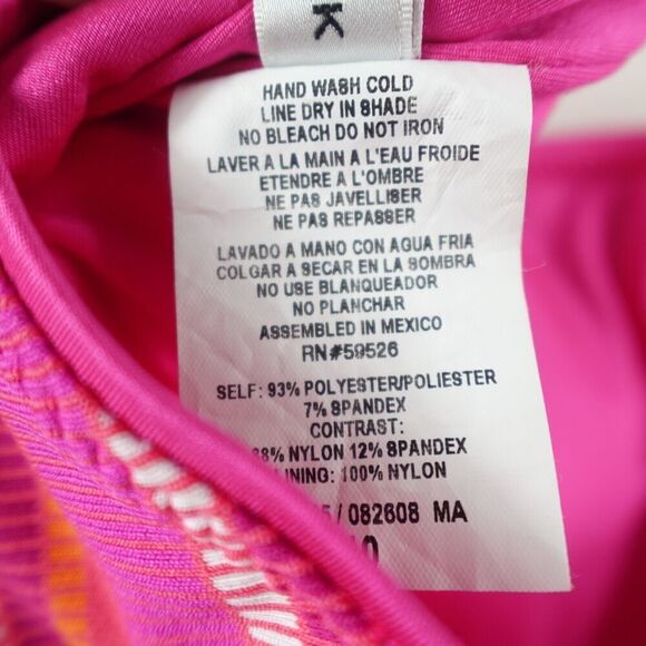 Trina Turk Womens Striped Cut-Out One-Piece Swimsuit Size 10 - Picture 10 of 10